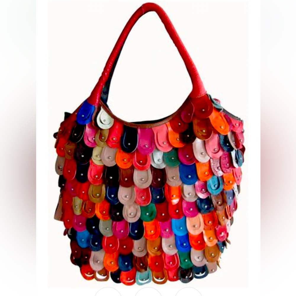 Amerileather Rainbow Peacock handbag 1762-9 retail 100.00